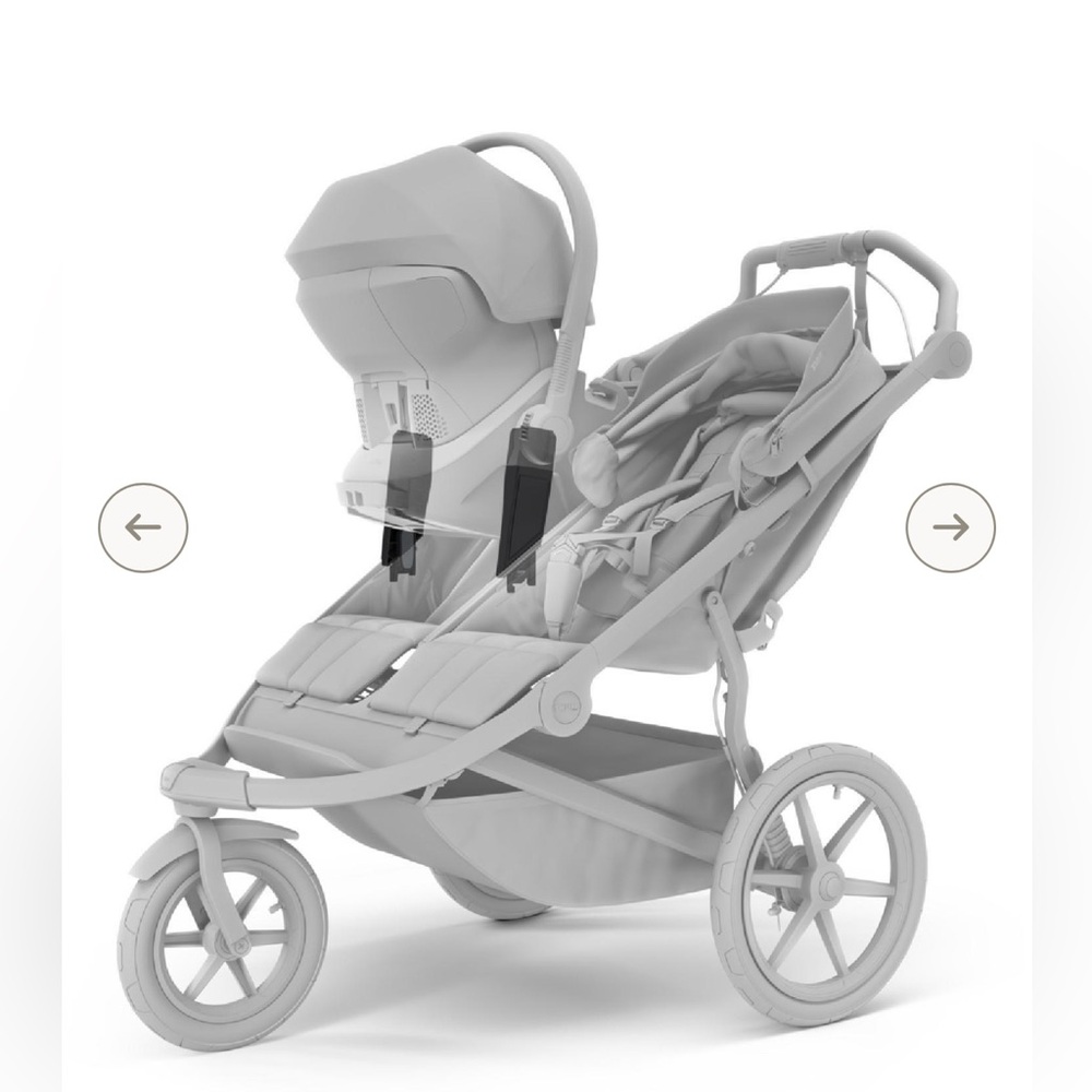 Thule Urban Glide 3 - Double Stroller - car seat adapter for Maxi-Cosi
